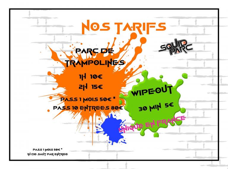 Squidparc des tarifs simples et adaptes